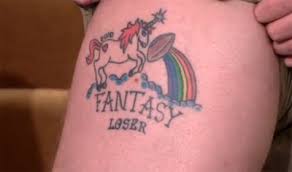 tatouage perdant Fantasy League