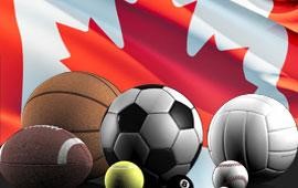 drapeau canada ballons illustrations paris sportifs